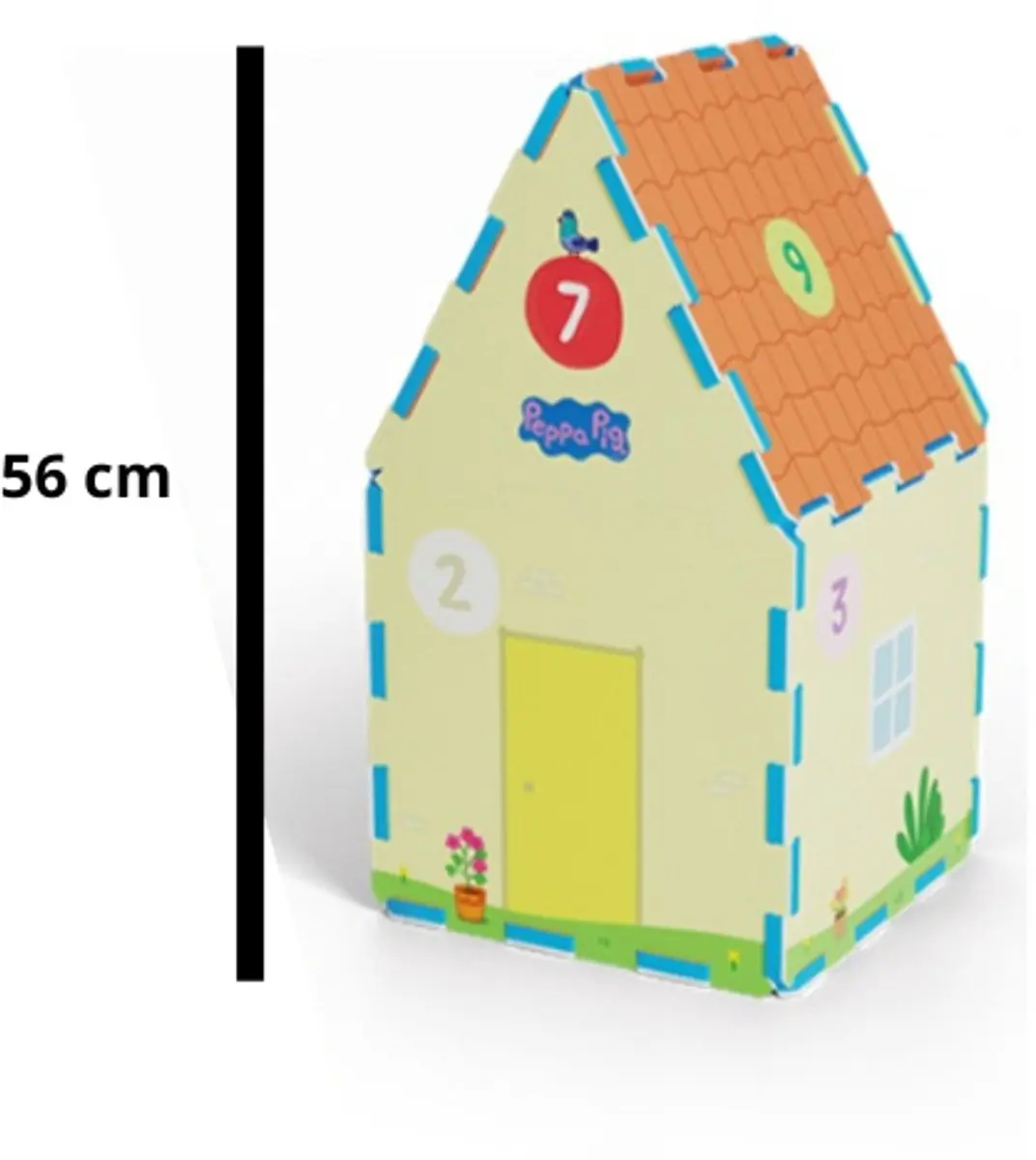 Peppa Pig Puzzelmat 18-delig - Speelkleed & Huis