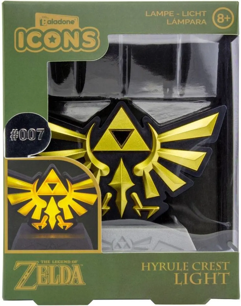 Paladone Hyrule Crest Icon Light BDP - Goud