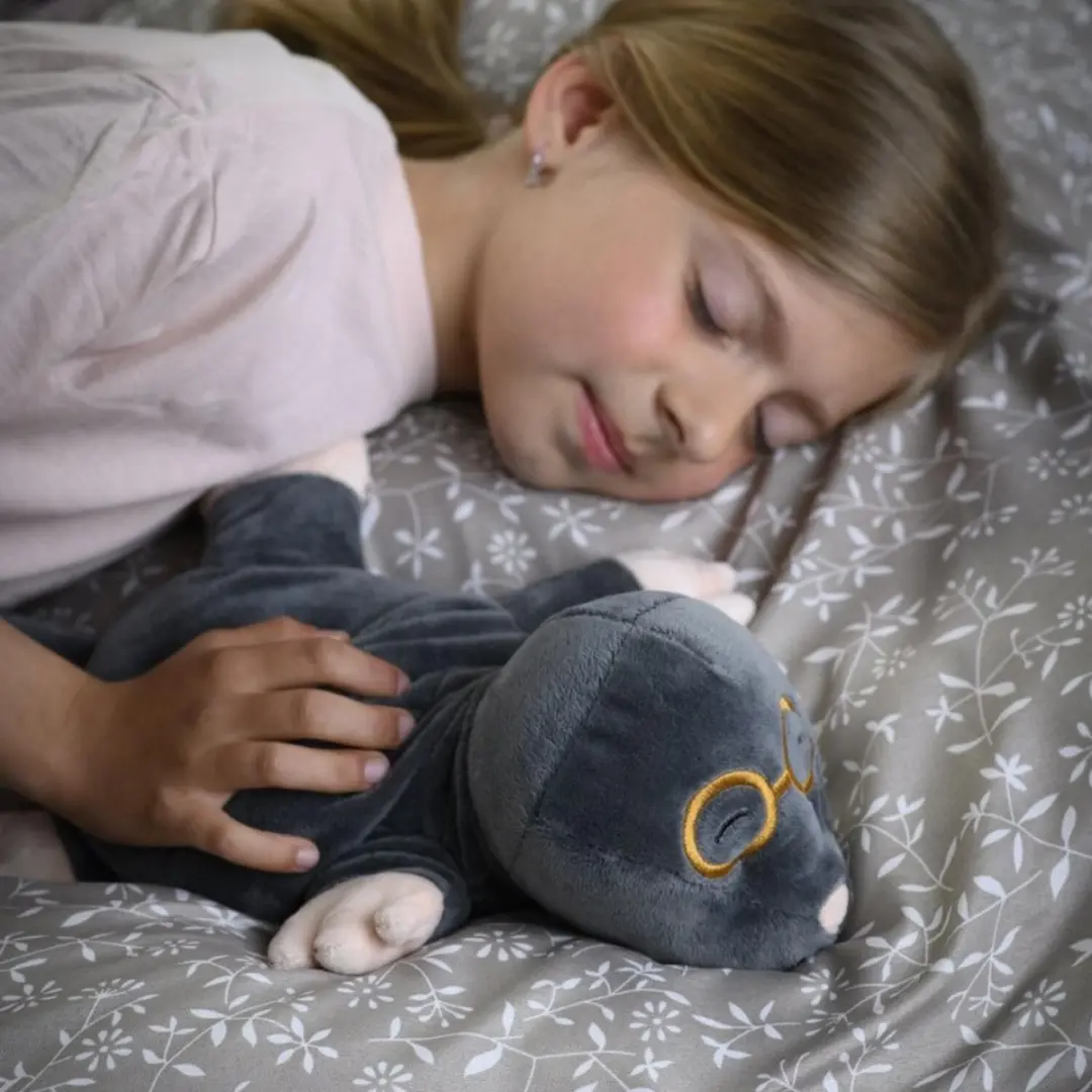 Warmies Knuffel Mol 35cm - Grijs - afbeelding 6 van 6