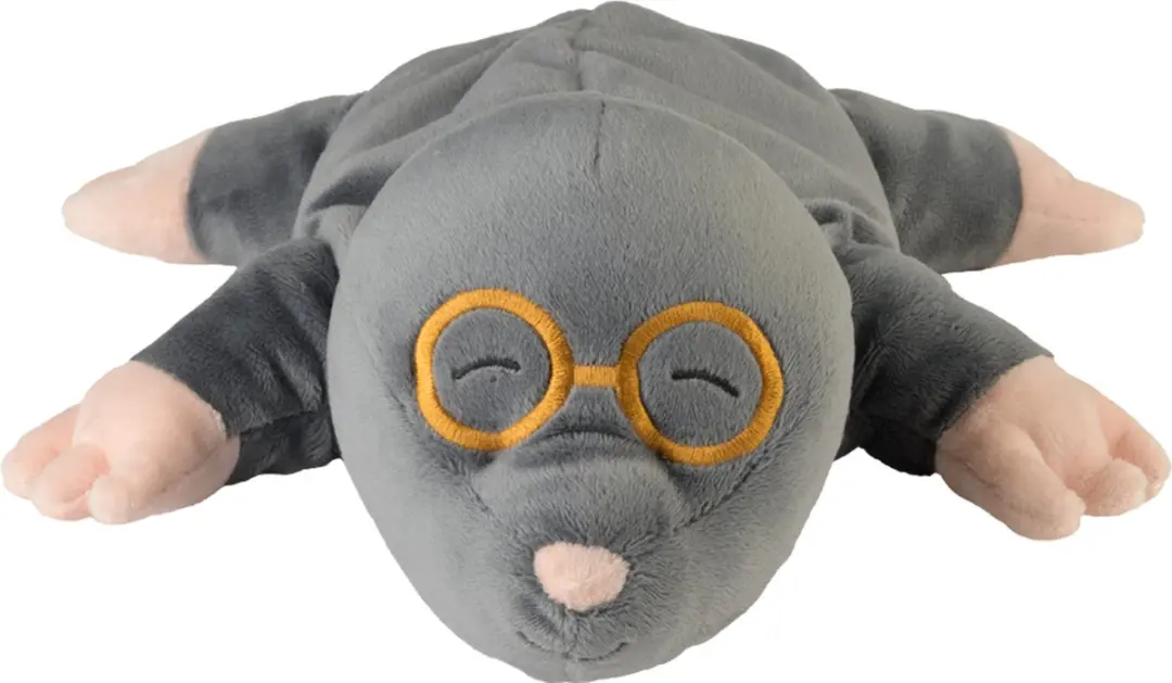 Warmies Knuffel Mol 35cm - Grijs