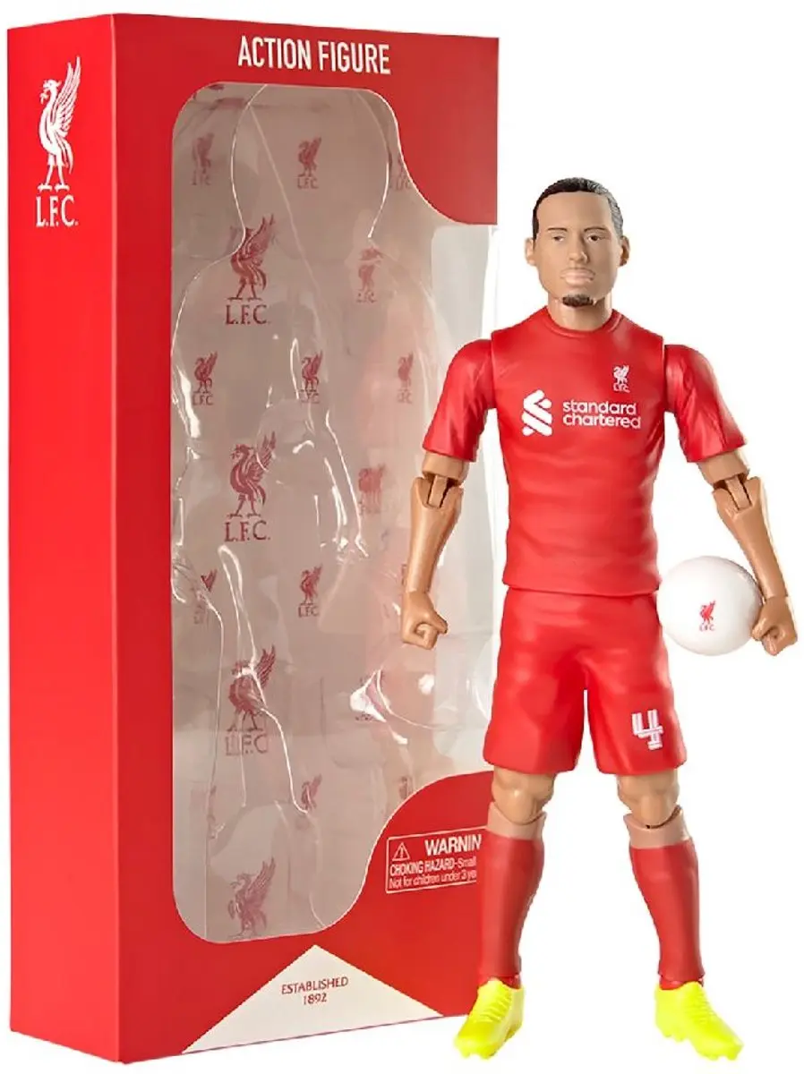 Van der Meulen Voetbal Actiefiguur Liverpool Van Dijk 20cm