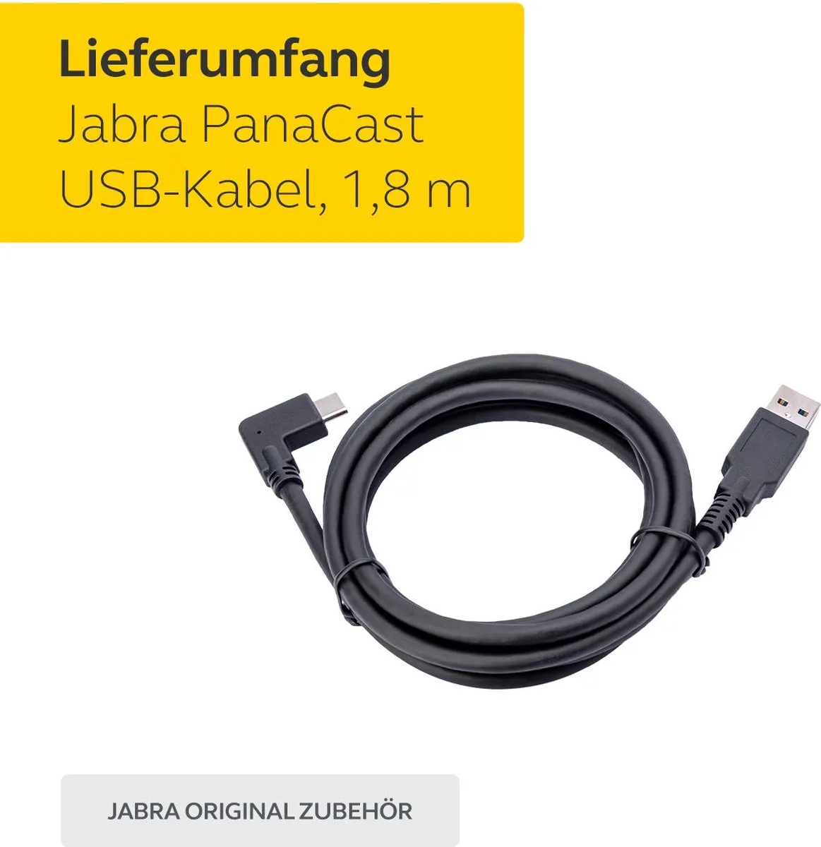 Jabra 14202-09 USB-kabel A - Zwart