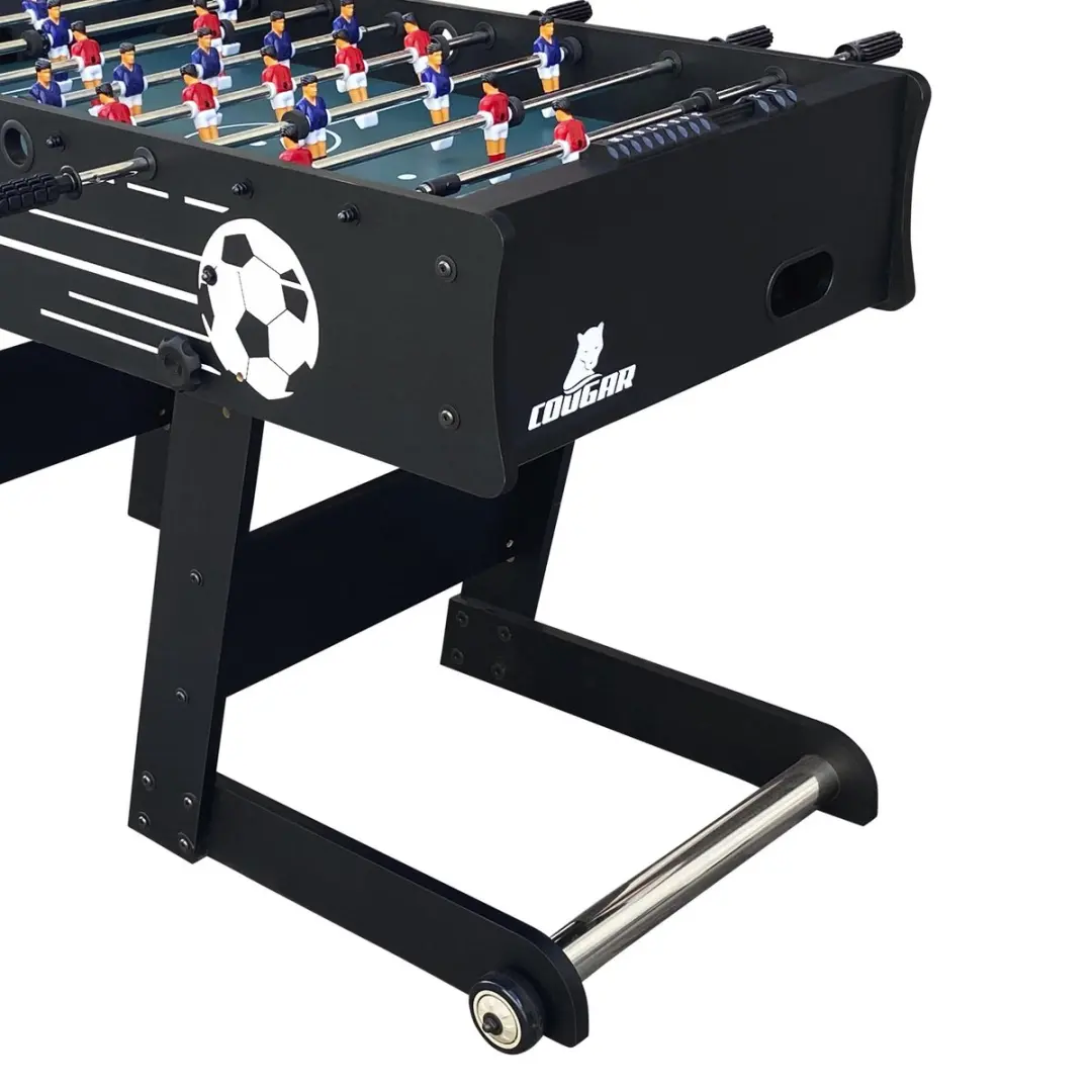 Cougar Scorpion Kick TS Voetbaltafel - Opklapbaar 126x61cm - Zwart