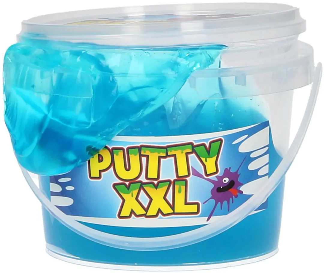 Van Manen Slijmemmer Putty XXL Glitter Junior 350g - Blauw