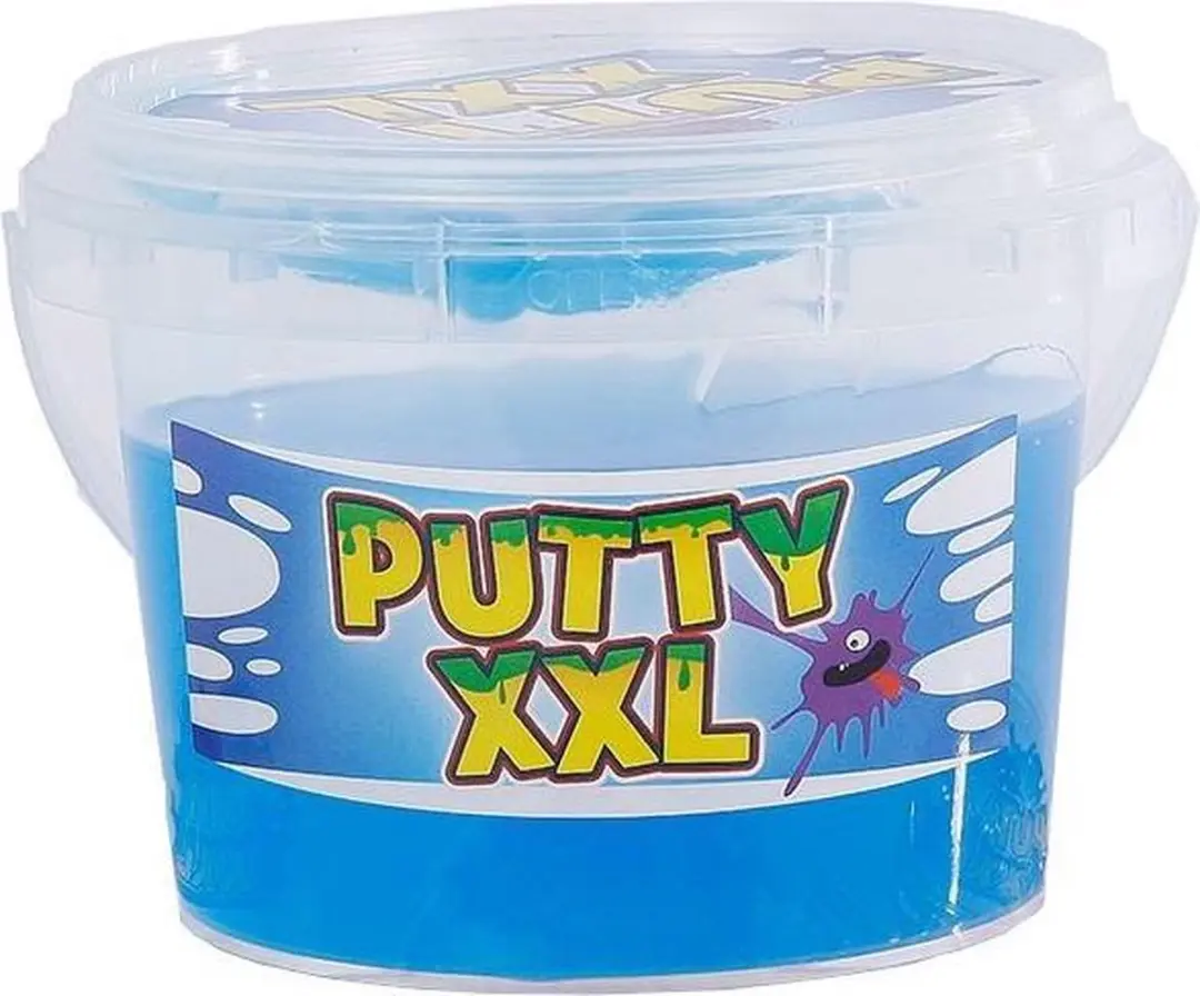 Van Manen Slijmemmer Putty XXL Glitter Junior 350g - Blauw