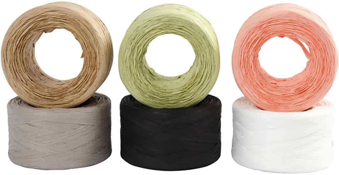 Creativ Company Raffia Garen Multicolor 6x100m