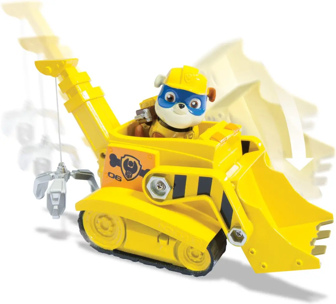 PAW Patrol Rubble Basic Voertuig - Zwart/Geel