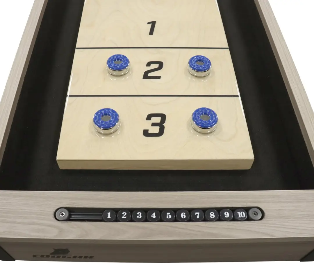 Cougar Mason Shuffleboardtafel C010.003.00 - Eiken/Zwart