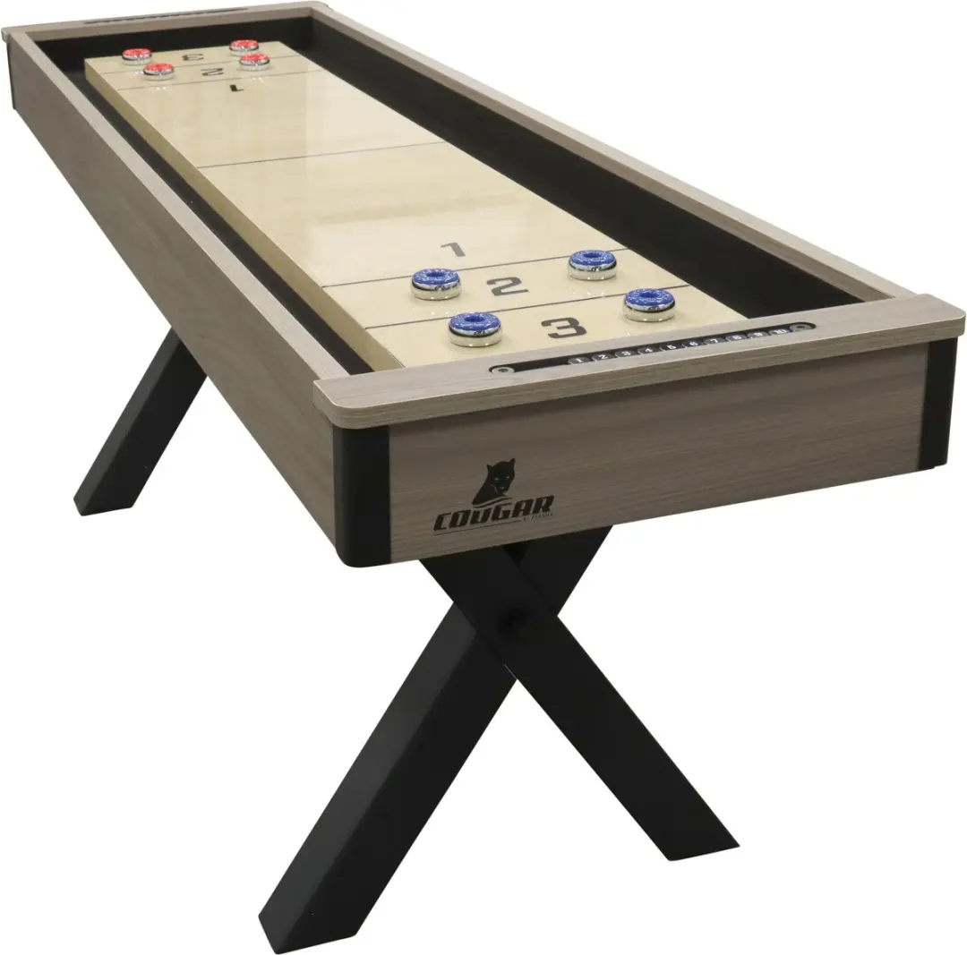 Cougar Mason Shuffleboardtafel C010.003.00 - Eiken/Zwart