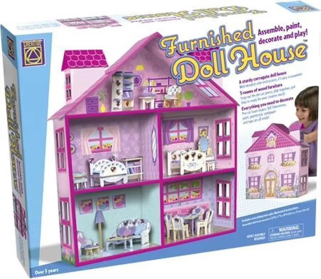Creative Hobbyset Poppenhuis Maken Roze