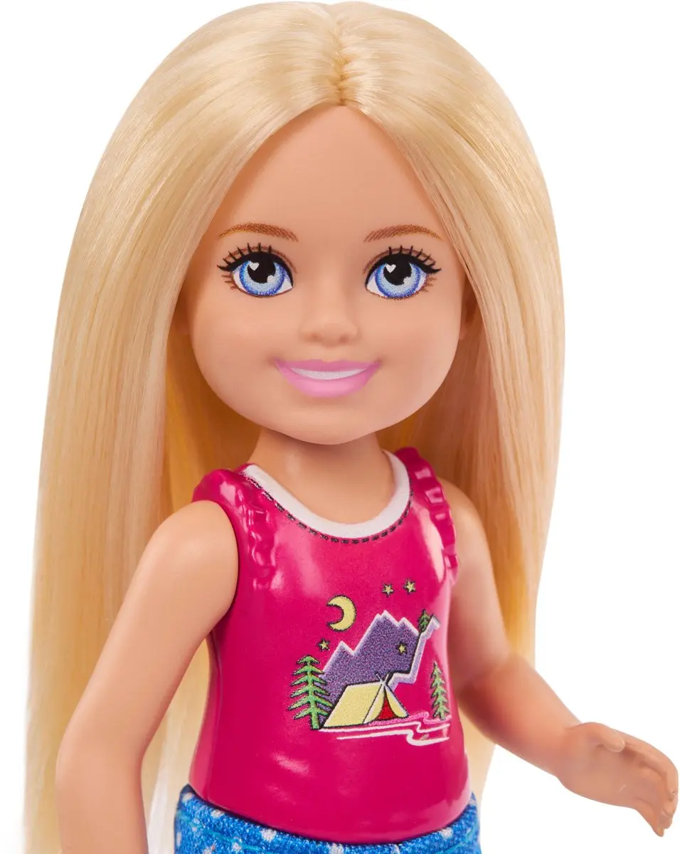 Barbie Chelsea Outdoor Avontuur Pop met Hond - Meerkleurig