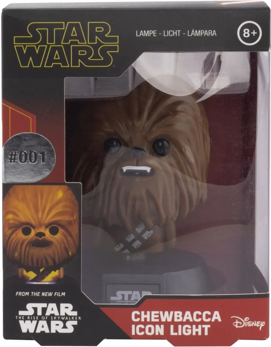 Paladone Star Wars Chewbacca Icon Light - Bruin/Zwart