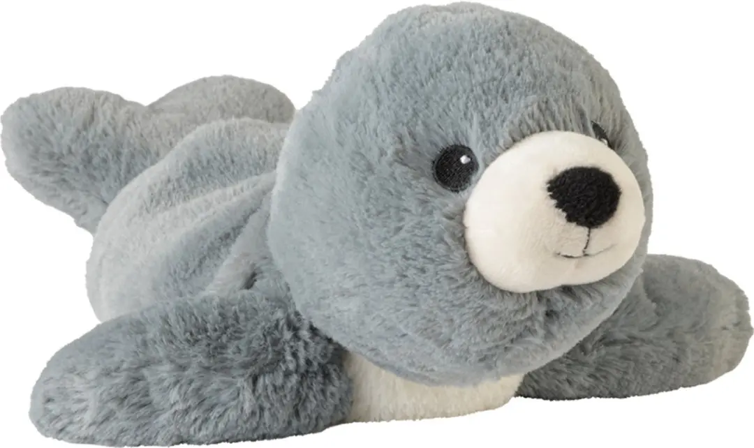 Warmies Zeehond Knuffel - 37 cm - Grijs