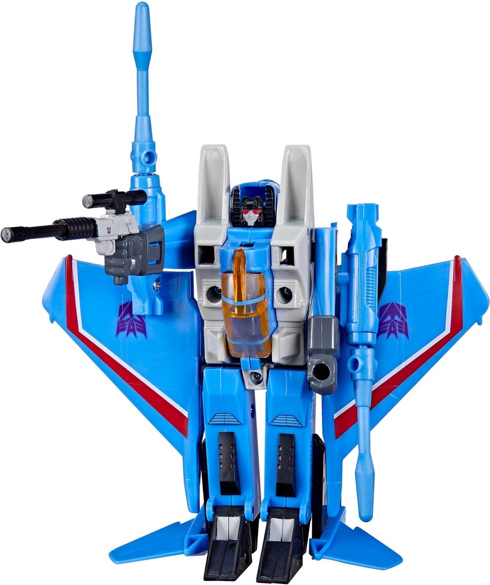 Hasbro Transformers Thundercracker G1 - Retro actiefiguur 14 cm - Kunststof