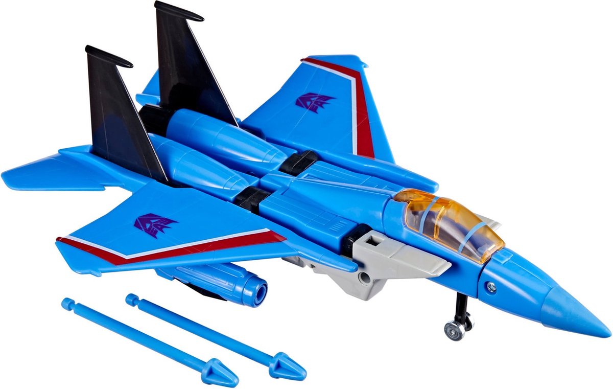 Hasbro Transformers Thundercracker G1 - Retro actiefiguur 14 cm - Kunststof