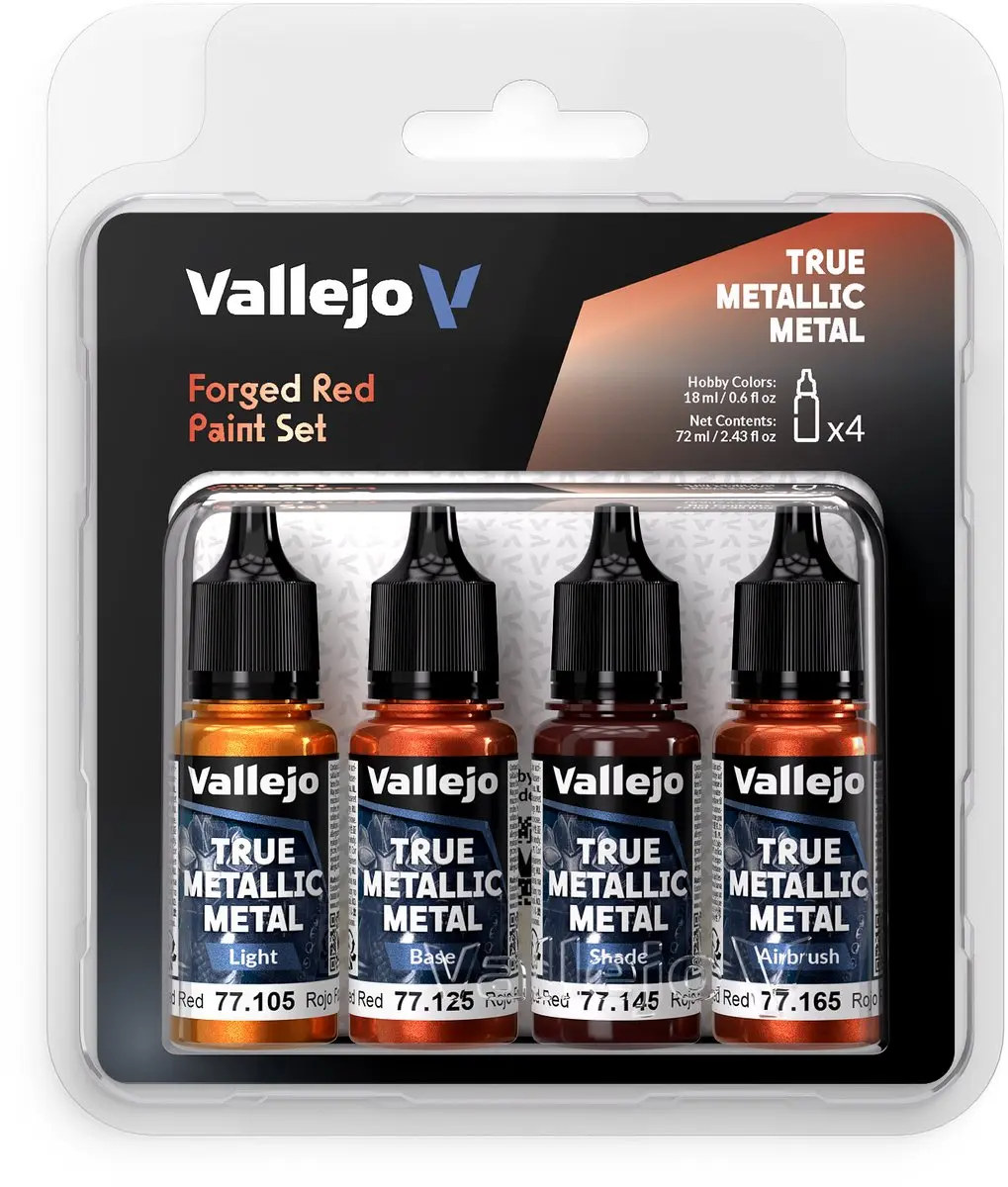 Vallejo Hobbyverf Acryl True Metallic Metal