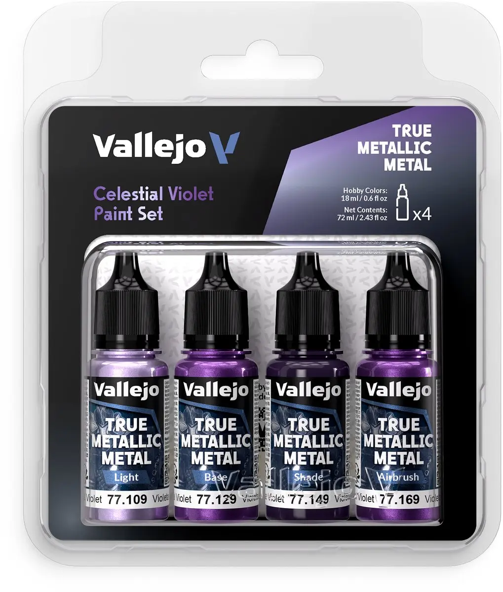 Vallejo Hobbyverf Acryl True Metallic Metal Hemels Violet