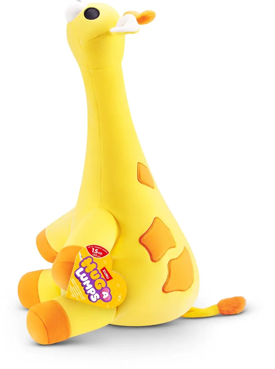 Zuru Pluche Knuffel Giraffe Medium Verzwaard Speelgoed - Meerkleurig