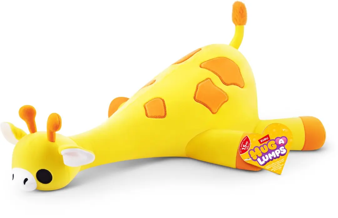 Zuru Pluche Knuffel Giraffe Medium Verzwaard Speelgoed - Meerkleurig