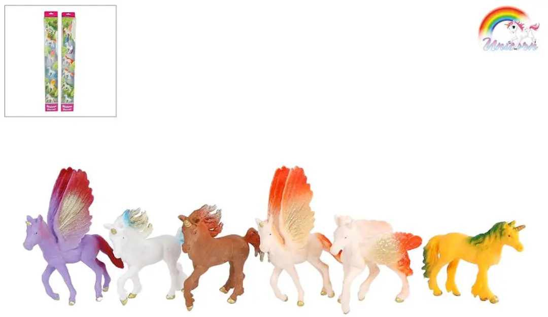 Van Manen Unicorn Figuren Set 6 Stuks