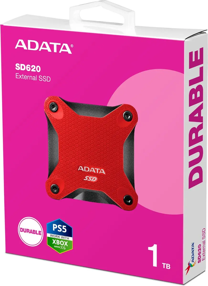 ADATA SD620 Externe SSD 1TB - Rood