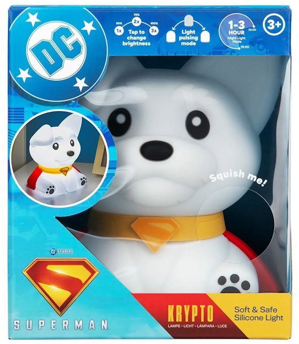 Paladone Superman Krypto Siliconen Lampje PP14839SMT - Multi