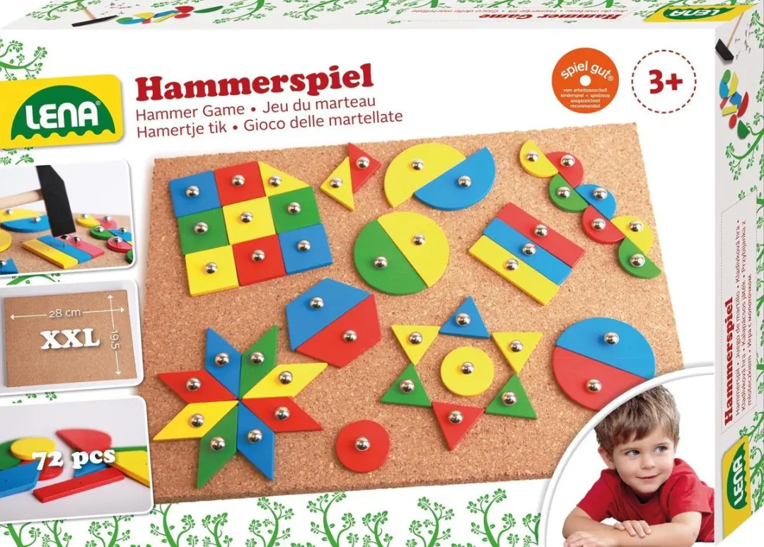 Lena Hamertje Tik Junior Hout 75-delig