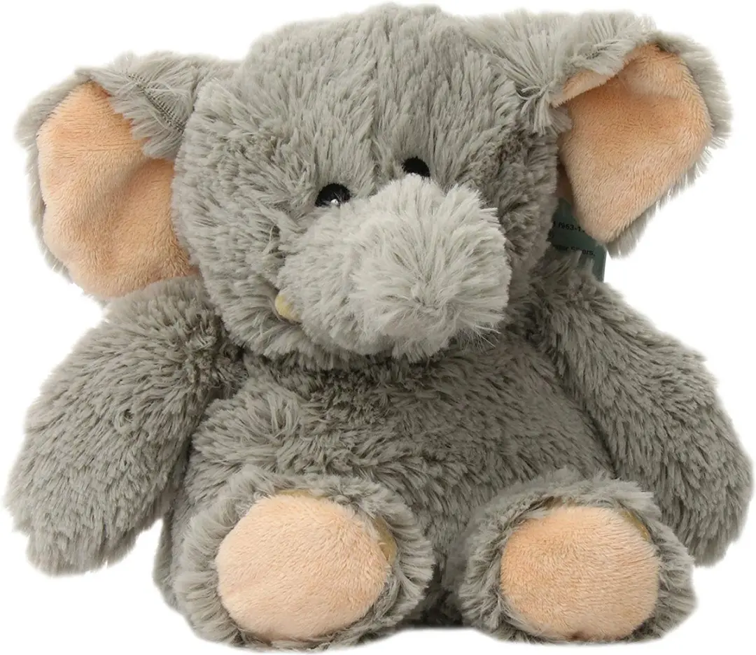 Warmies Olifant Magnetronknuffel - Grijs
