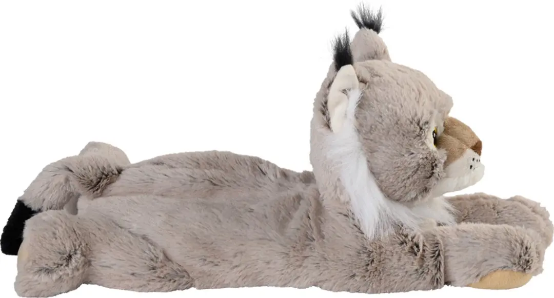 Warmies Lynx Knuffel - 36 cm - Lichtgrijs
