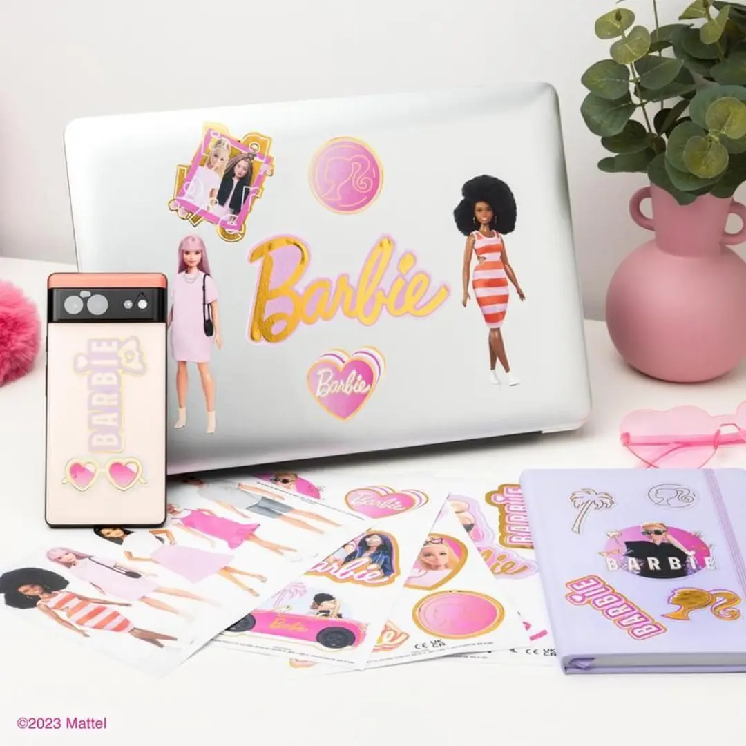 Paladone Barbie Gadgetstickers - 20 Stuks