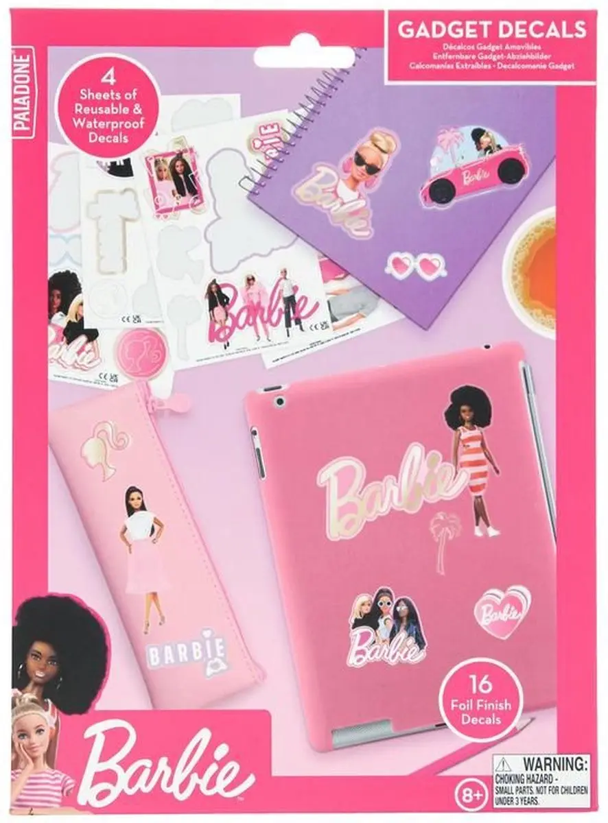 Paladone Barbie Gadgetstickers - 20 Stuks