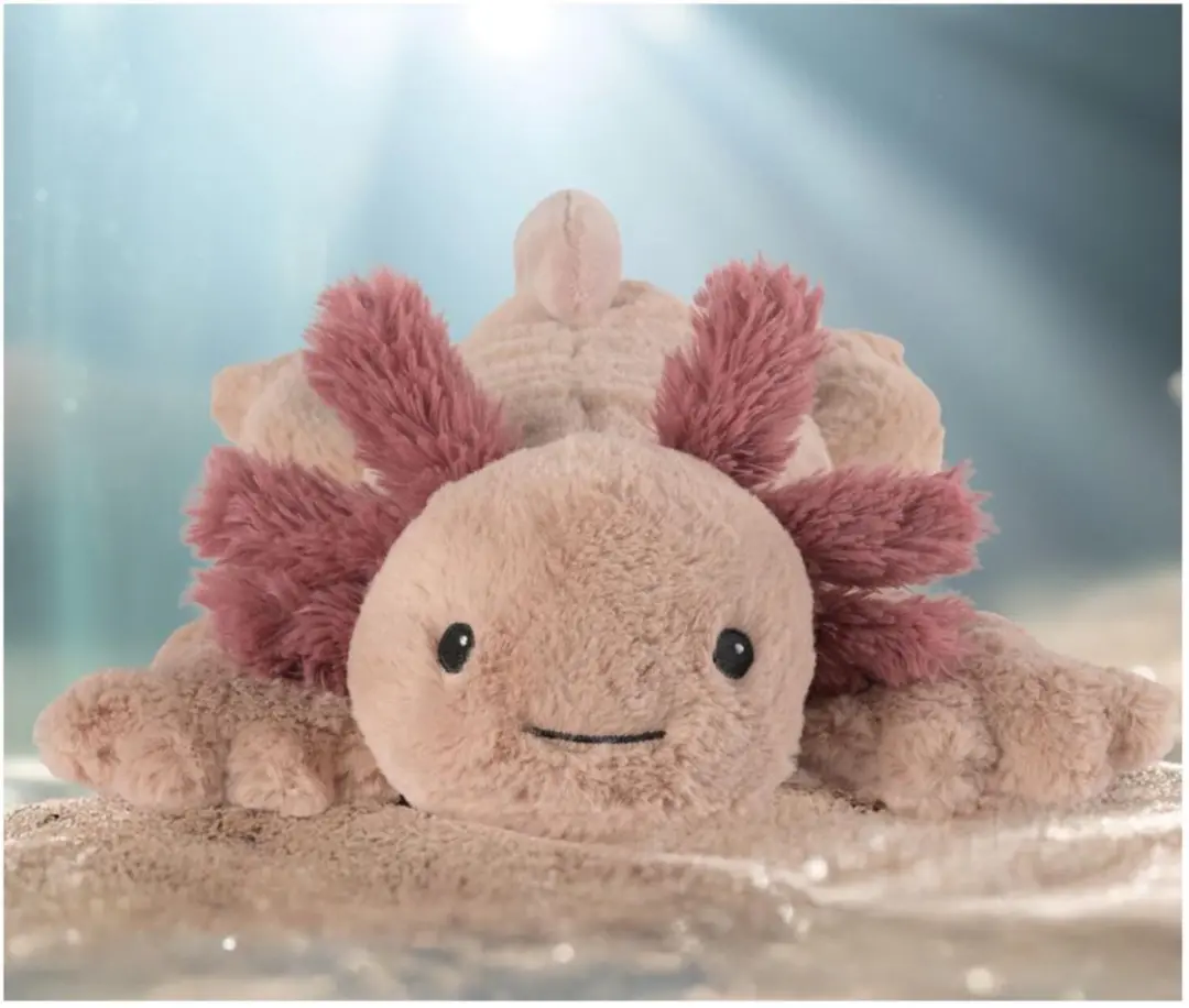 Warmies Axolotl Knuffel 40cm - Roze