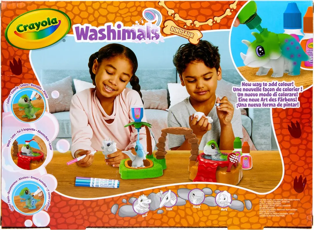 Van der Meulen Crayola Washimals Dinosaurussen - Spel - Multi