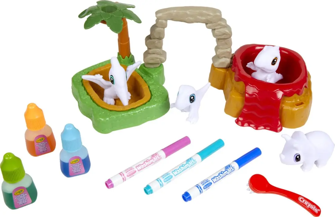 Van der Meulen Crayola Washimals Dinosaurussen - Spel - Multi