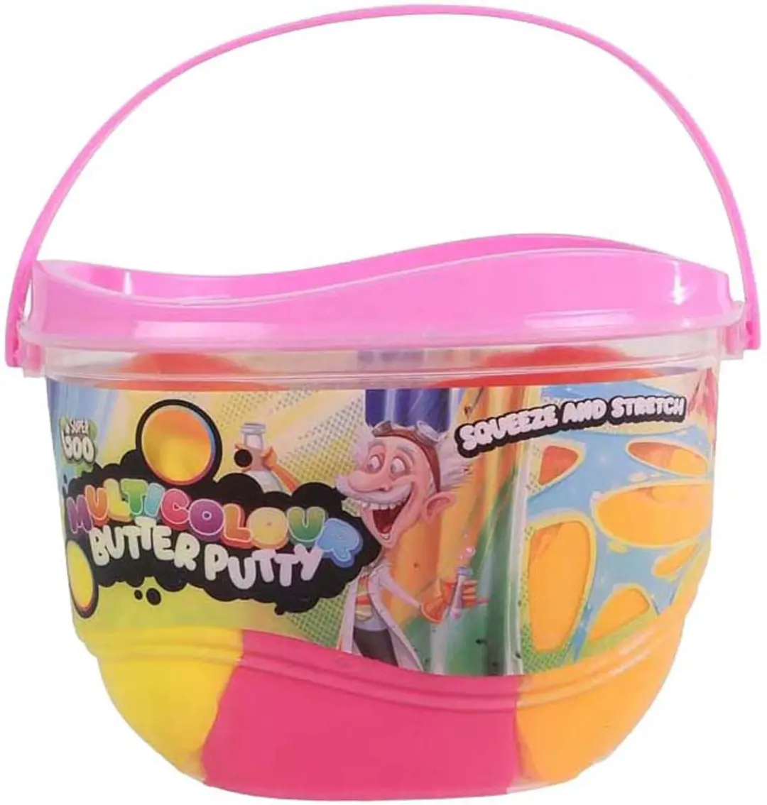 Van Manen Butter Putty Speelgoedemmer 240g - Multicolor Mix