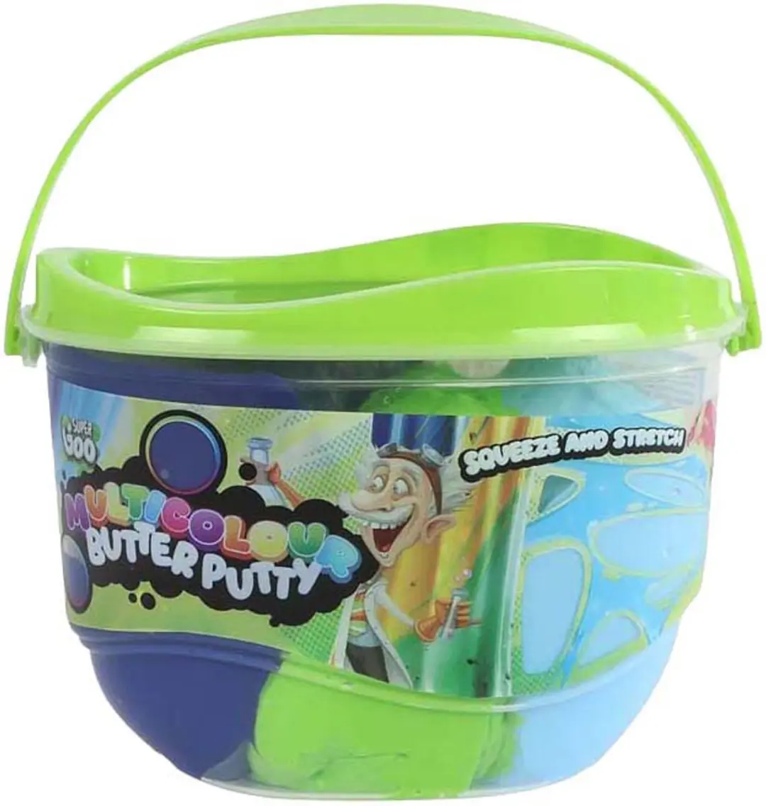 Van Manen Butter Putty Speelgoedemmer 240g - Multicolor Mix
