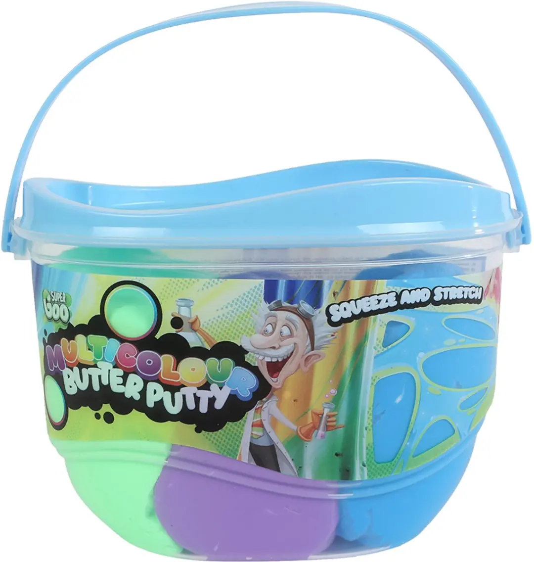 Van Manen Butter Putty Speelgoedemmer 240g - Multicolor Mix