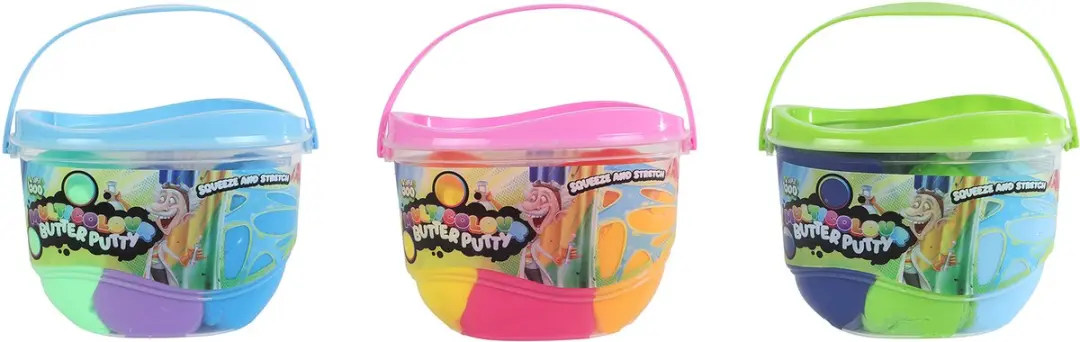 Van Manen Butter Putty Speelgoedemmer 240g - Multicolor Mix