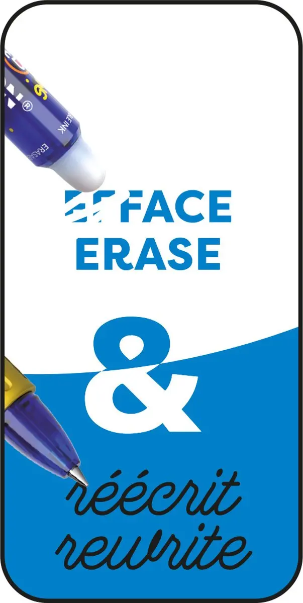 Bic Illusion Navulbare Balpen - Blauw - 12 Stuks