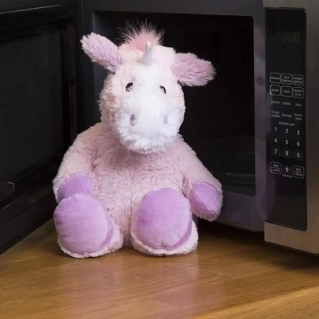 Warmies Roze Eenhoorn Magnetronknuffel