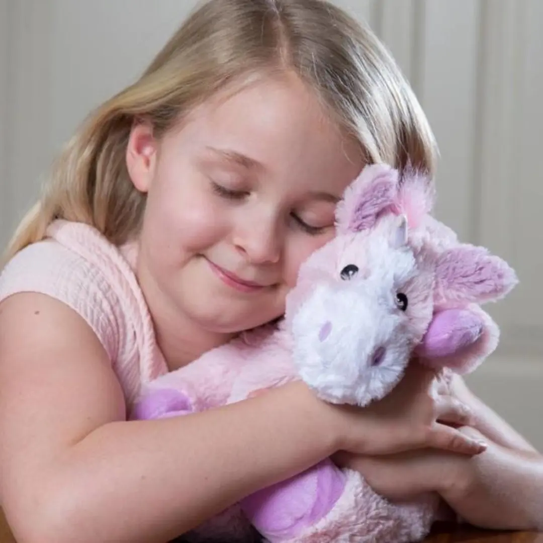 Warmies Roze Eenhoorn Magnetronknuffel