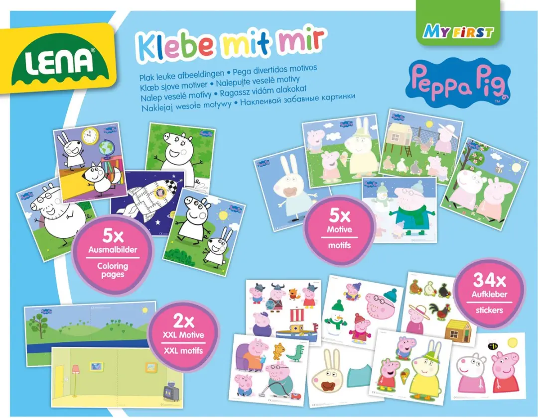 Lena Peppa Pig Knutselspel - Meerkleurig