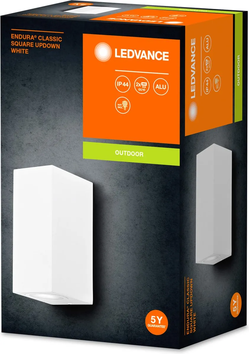 LEDVANCE ENDURA Classic Square Updown Buitenwandlamp GU10