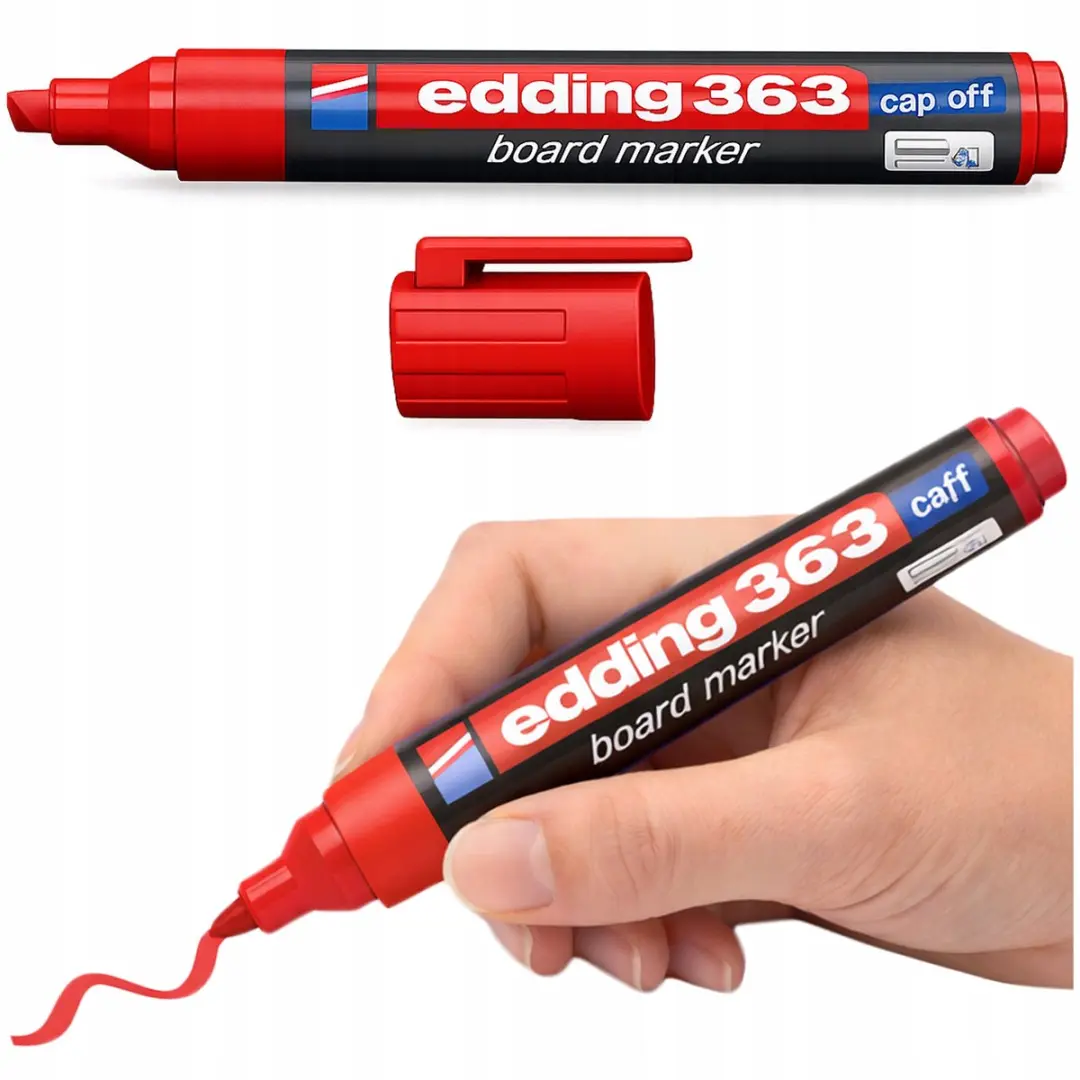 edding Rode Whiteboardstift - Sneldrogend