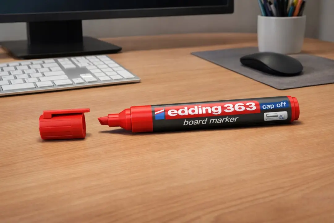 edding Rode Whiteboardstift - Sneldrogend