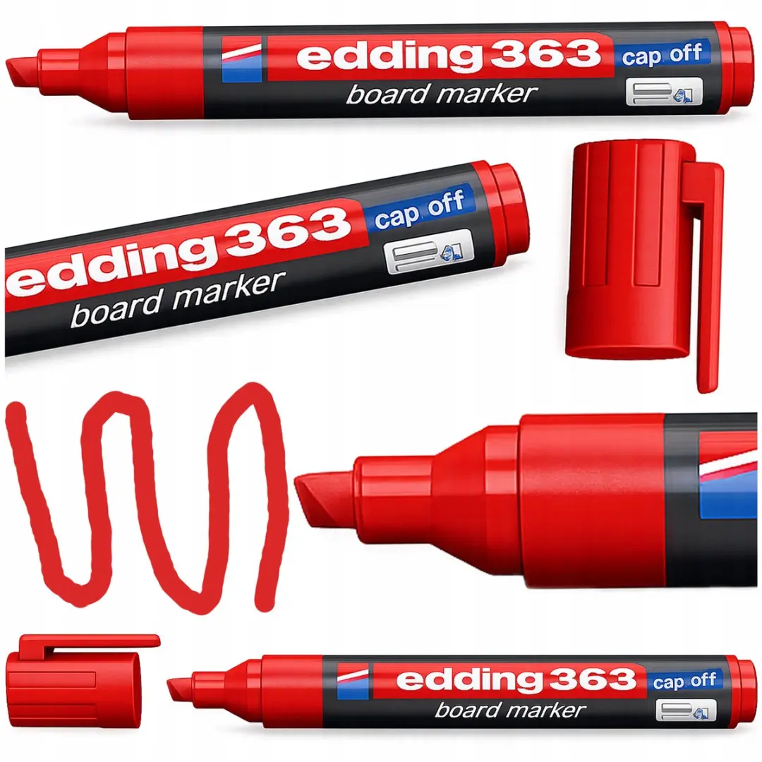 edding Rode Whiteboardstift - Sneldrogend