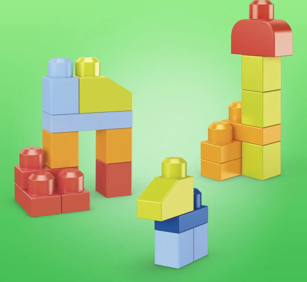 Fisher Price Mega Bloks Dierendoos Corgi HDK81 - 25 Stuks