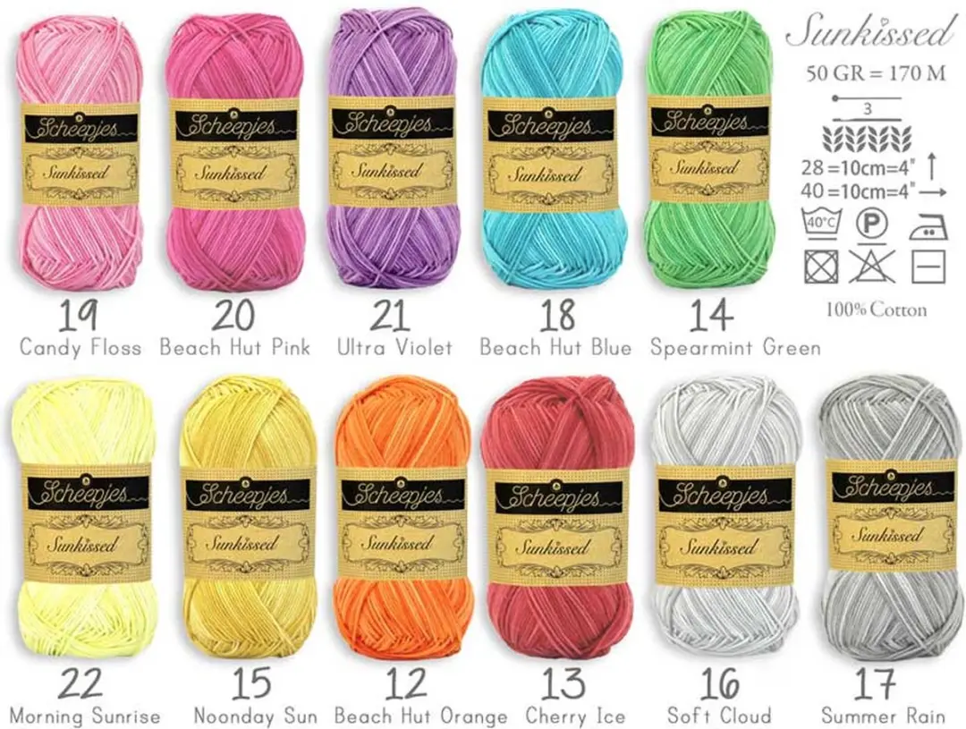 Scheepjes Sunkissed 50g - Beach Hut Pink