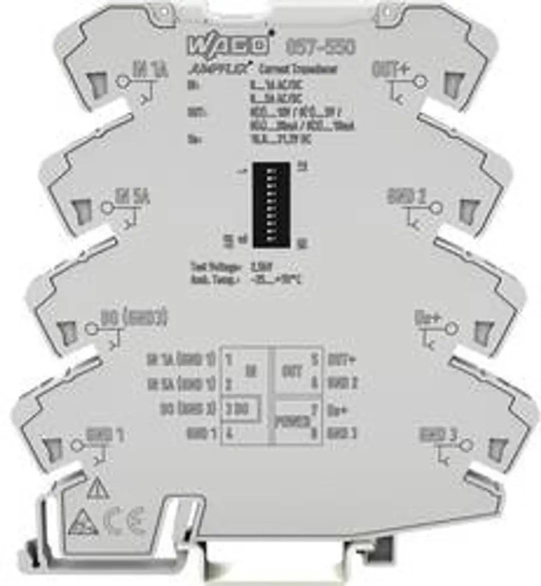WAGO 857-550 Stroommeetomvormer 0-1A/0-5A