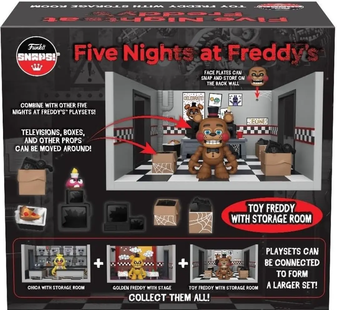 Funko Snaps! Five Nights at Freddy's Toy Freddy Speelset - Bruin